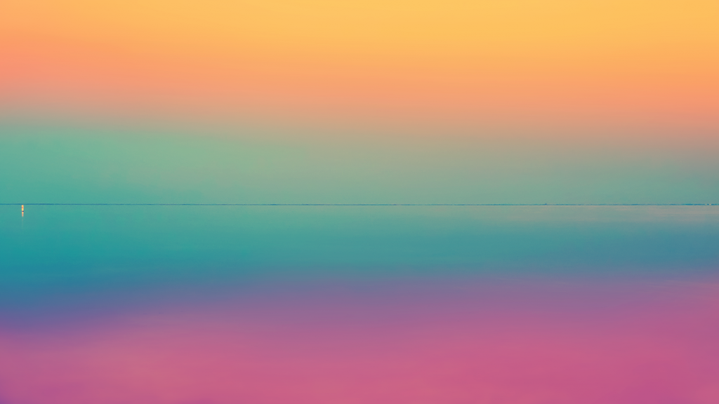 Abstract Sunset Colors Yellow blue pink