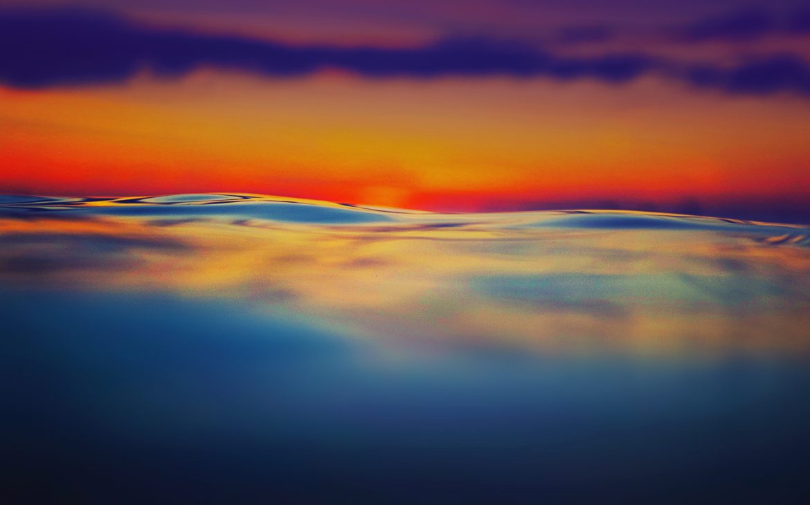 Colorful Ocean Sunset Details